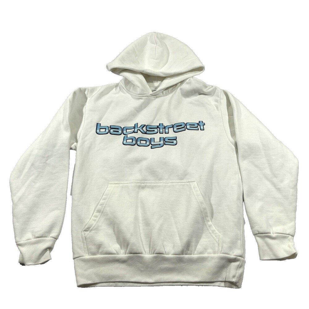 Backstreet Boys 2025/2026 White Pullover Hoodie Sphere Las Vegas Sweatshirt Sz S